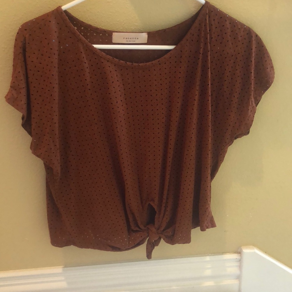 soft brown shirt